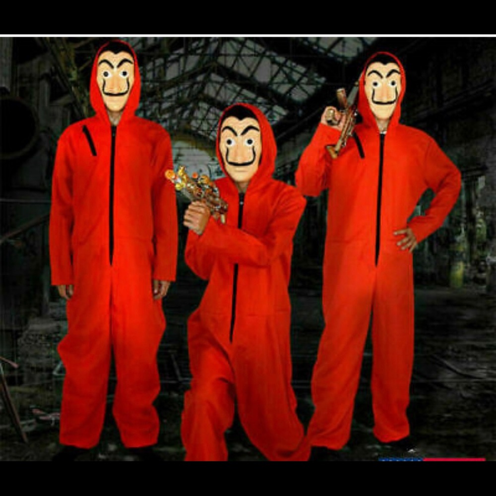 Casa de papel unisex costume. Brand new never opened, mask included